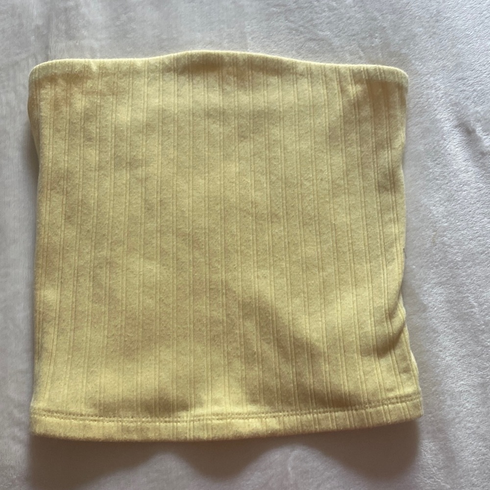 Light yellow American Eagle tube top
